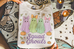 Squad Ghouls PNG, Halloween Coquette PNG, Funny Halloween Product Image 4