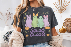 Squad Ghouls PNG, Halloween Coquette PNG, Funny Halloween Product Image 1