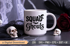 Squad Ghouls SVG File | Spooky Halloween SVG Product Image 2