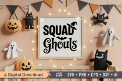 Squad Ghouls SVG File | Spooky Halloween SVG Product Image 5