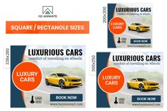 Car Booking Ad Banner Templates - HTML5 Animated Ads Product Image 2