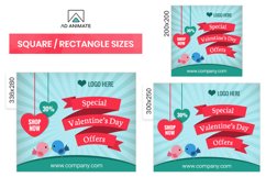 Shopping &amp; E-commerce | Valentine Sale Banner - SE016 Product Image 4