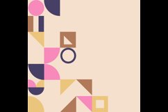 Square abstract background with geometric shape texture art Product Image 2