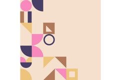 Square abstract background with geometric shape texture art Product Image 1