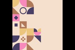 Square abstract background with geometric shape texture art Product Image 2