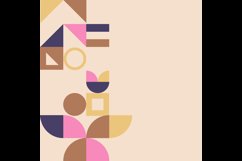 Square abstract background with geometric shape texture Product Image 2