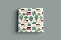 woodland animals seamless pattern, forest digital paper Product Image 8