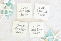 Coasters Mockup| Stock Photo| Flat Lay|Kitchen Mockup Product Image 1
