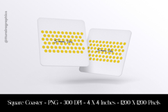 Summer Vibes Square Coaster Sublimation Product Image 1