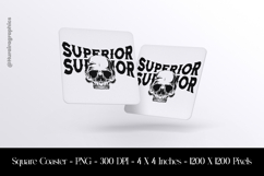 Superior Square Coaster Sublimation Product Image 1