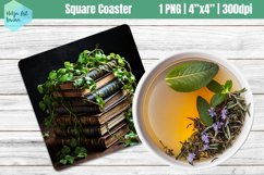 Square Coasters Sublimation | library sublimation Product Image 1