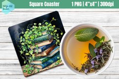 Square Coasters Sublimation | library sublimation Product Image 1