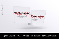 Youth Culture Square Coaster Sublimation Product Image 1