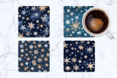 Winter Snowflake Square Coaster | Square Coaster Product Image 1