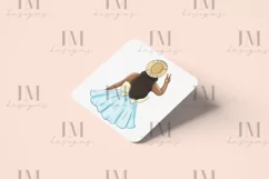 Summer 'summer vibes' Fashion Girl Illustration Product Image 5