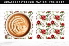 Christmas Square Coaster Design | Square Coaster PNG Product Image 1