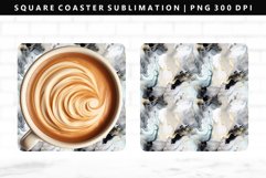 Alcohol Ink Square Coaster Design | Square Coaster PNG Product Image 1