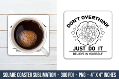 Mental Health Square Coaster | Square Coaster Product Image 1