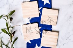 Coasters Mockup| Stock Photo| Digital Mockup | 4th Of July Product Image 1