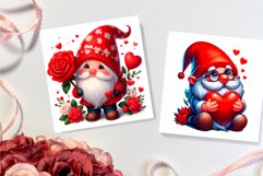 Valentines Gnome. Cute Gnome Square Coaster Design Product Image 3