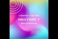 Square colorful abstract vibrant color background graphic Product Image 2