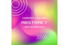 Square colorful abstract vibrant color background isolated Product Image 1