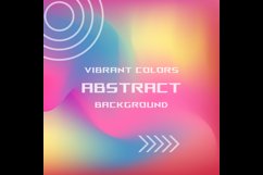 Square colorful abstract vibrant color background vector Product Image 2
