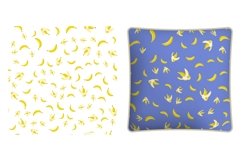 Banana fruit seamless pattern EPS,JPG,PNG Product Image 1