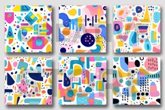 Colorful Abstract Shapes Seamless Pattern Digital Papers Product Image 4
