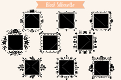 Square Doodle Frames | Hand Drawn Monogram Border Product Image 6