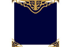 Square frame art decorative element design Product Image 1