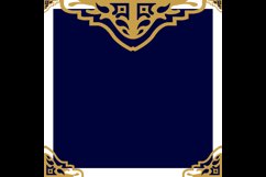 Square frame art decorative element design Product Image 2