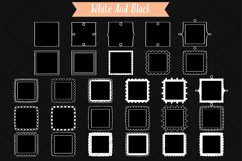 White Square Frames | Hand Drawn Border &amp; Decorative Label Product Image 4