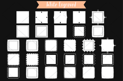 White Square Frames | Hand Drawn Border &amp; Decorative Label Product Image 5