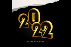 Square happy new year 2022 banner template Product Image 2