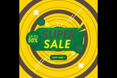 Square modern banner template promotion design Product Image 2