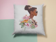 African American Summer Girl Png | Girl With Sunglasses Product Image 8