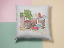 Summer Coffee Png Cups With Watermelon, Sublimation Design Product Image 6