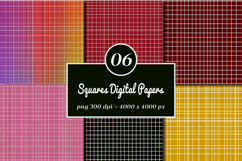 Squares Digital Papers Product Image 1