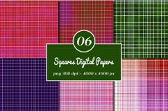 Squares Digital Papers Product Image 1