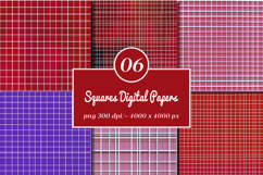 Squares Digital Papers Product Image 1