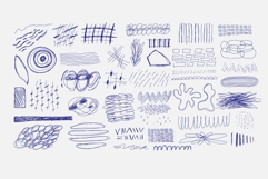 550 Pen Scribble Elements Hand-Drawn Doodles svg vector Product Image 6