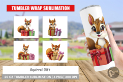 Tumbler Squirrel Gift Product Image 1