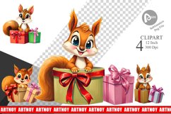 Squirrel Clipart Gift Product Image 1