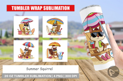 Tumbler Summer Squirrel Product Image 1