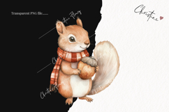 Cozy Fall Squirrel PNG Product Image 2
