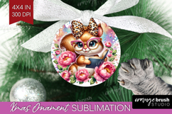 Squirrel Reading Ornament PNG Book Lover PNG Sublimation Product Image 1