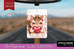 Squirrel Valentine Air Freshener PNG Cute Valentines Day PNG Product Image 1