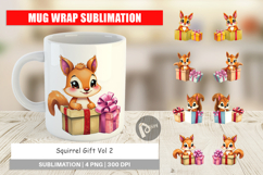 Mug Wrap Squirrel Gift Product Image 1