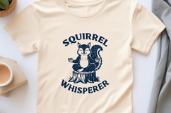 Squirrel Whisperer SVG PNG | Meditating Squirrel Clipart Product Image 3